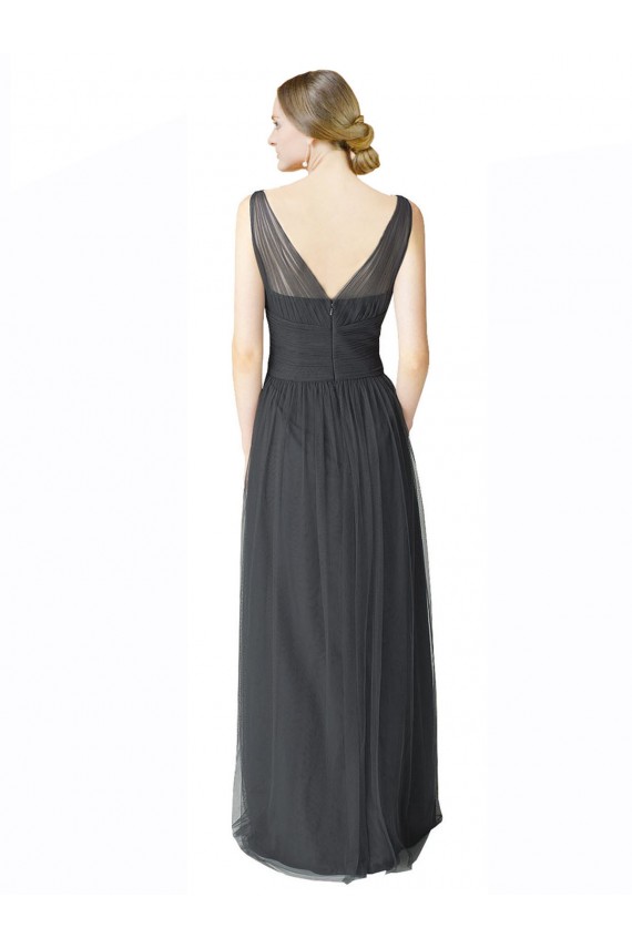 Pewter Sweetheart Sleeveless V-Back A-Line Formal Dress / Bridesmaid Dress Townsville