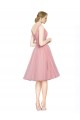 Pink V-Neck Sleeveless A-Line Bridesmaid Gown Townsville