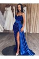 Royal Blue Sweetheart Sleeveless Sheath Prom Dresses Townsville