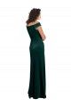 Dark Green Square Neck Cap Sleeves A-Line Formal Evening Gown / Prom Dress / Bridesmaid Dress Townsville