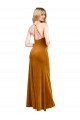 Gold High Neck Sleeveless Open Back A-Line Formal Evening Gown / Prom Dress / Bridesmaid Dress Townsville