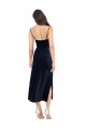 Dark Navy Cowl Neck Sleeveless Low Back Column Formal Evening Gown / Prom Dress / Bridesmaid Dress Townsville